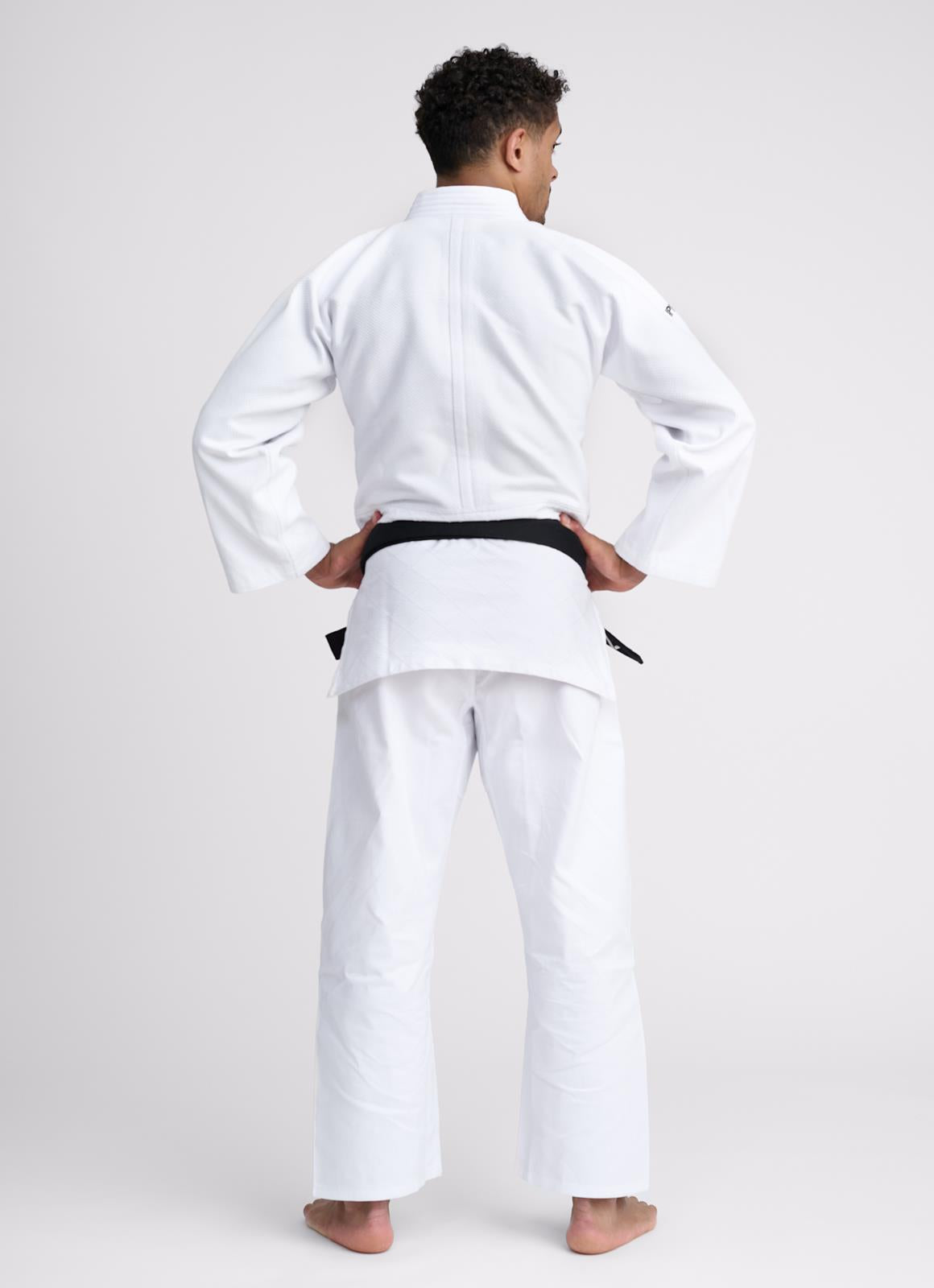 Judoanzug Ippon Gear® Basic 2 weiß/blau 130-200 Perfekter Allrounder