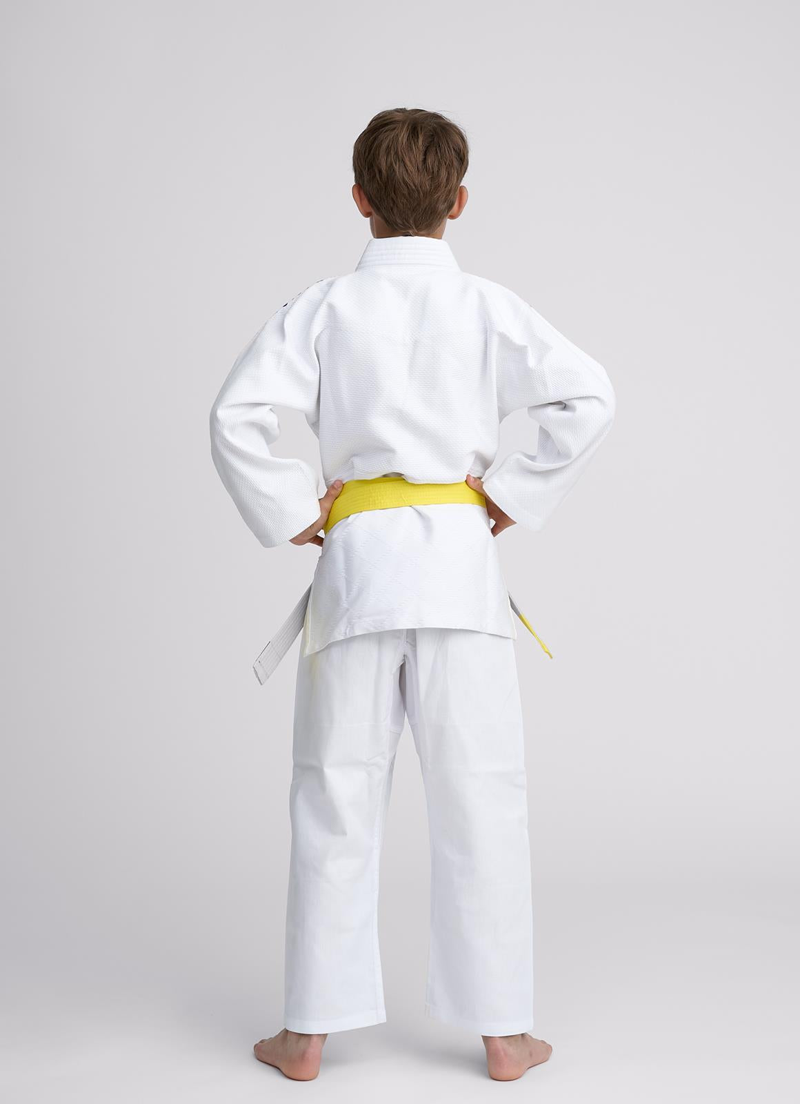 Judoanzug Ippon Gear® NXT, weiß, verschiedene Schulterstreifen, Größen 100-160