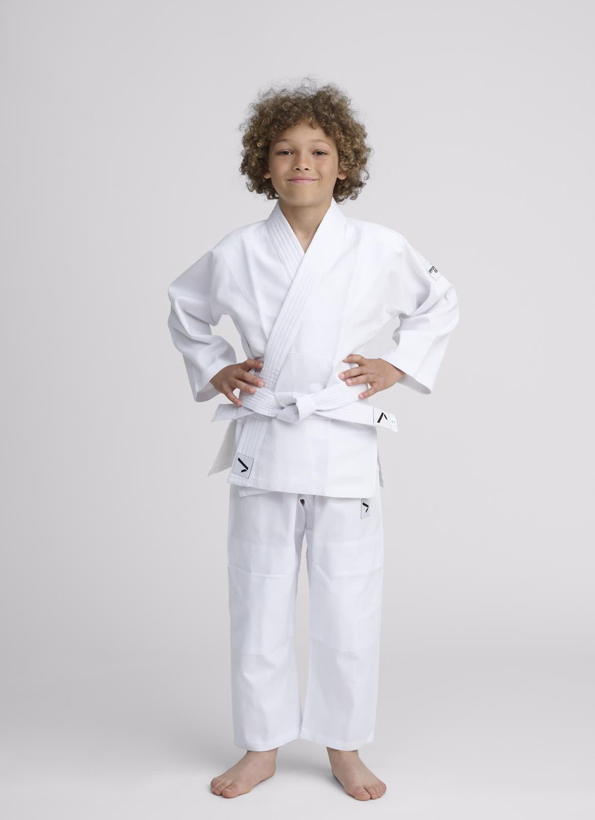 Judoanzug Ju Jutsu Ippon Gear ® Beginner 2 100-160 weiß / blau