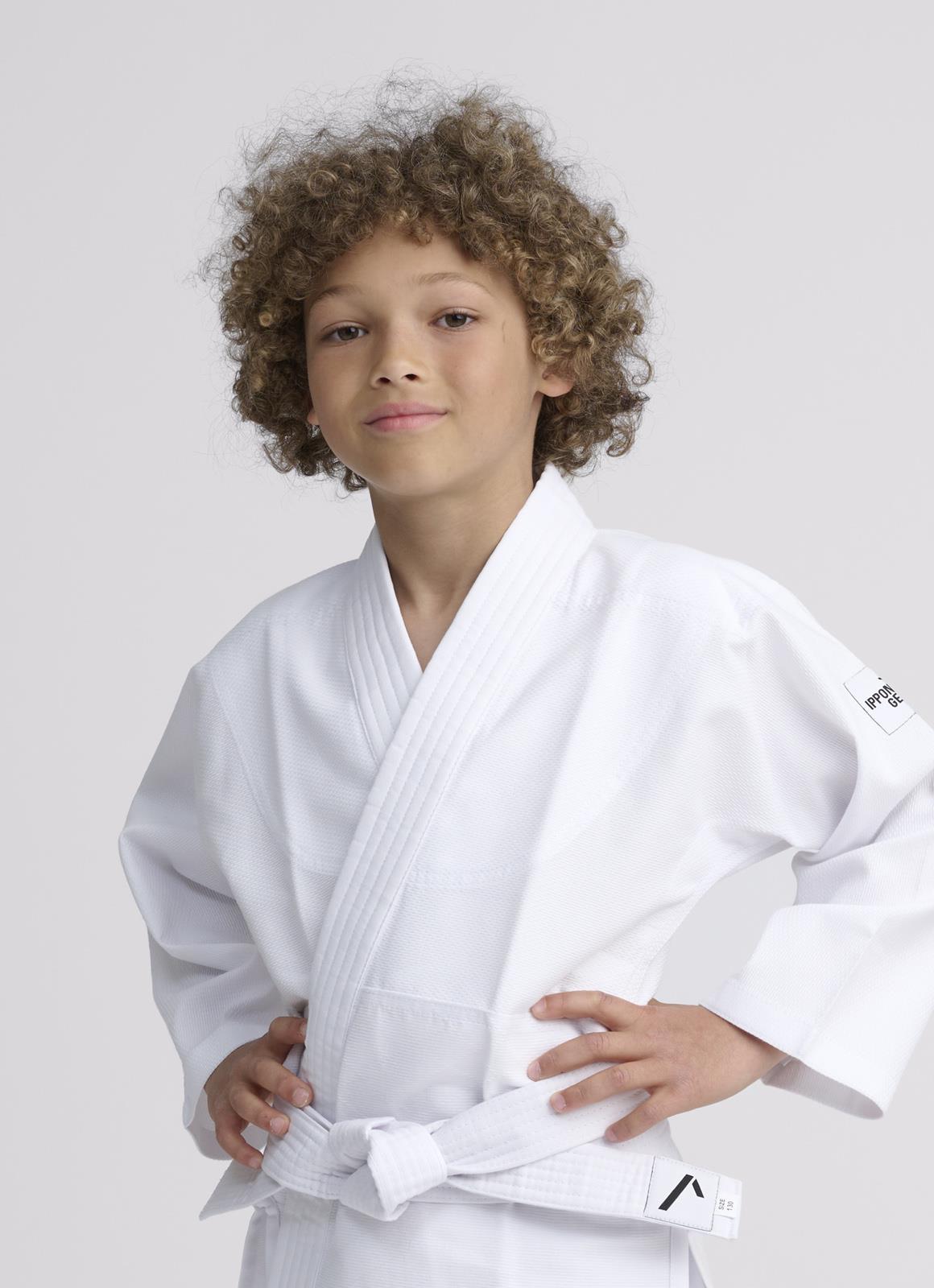 Judoanzug Ju Jutsu Ippon Gear ® Beginner 2 100-160 weiß / blau