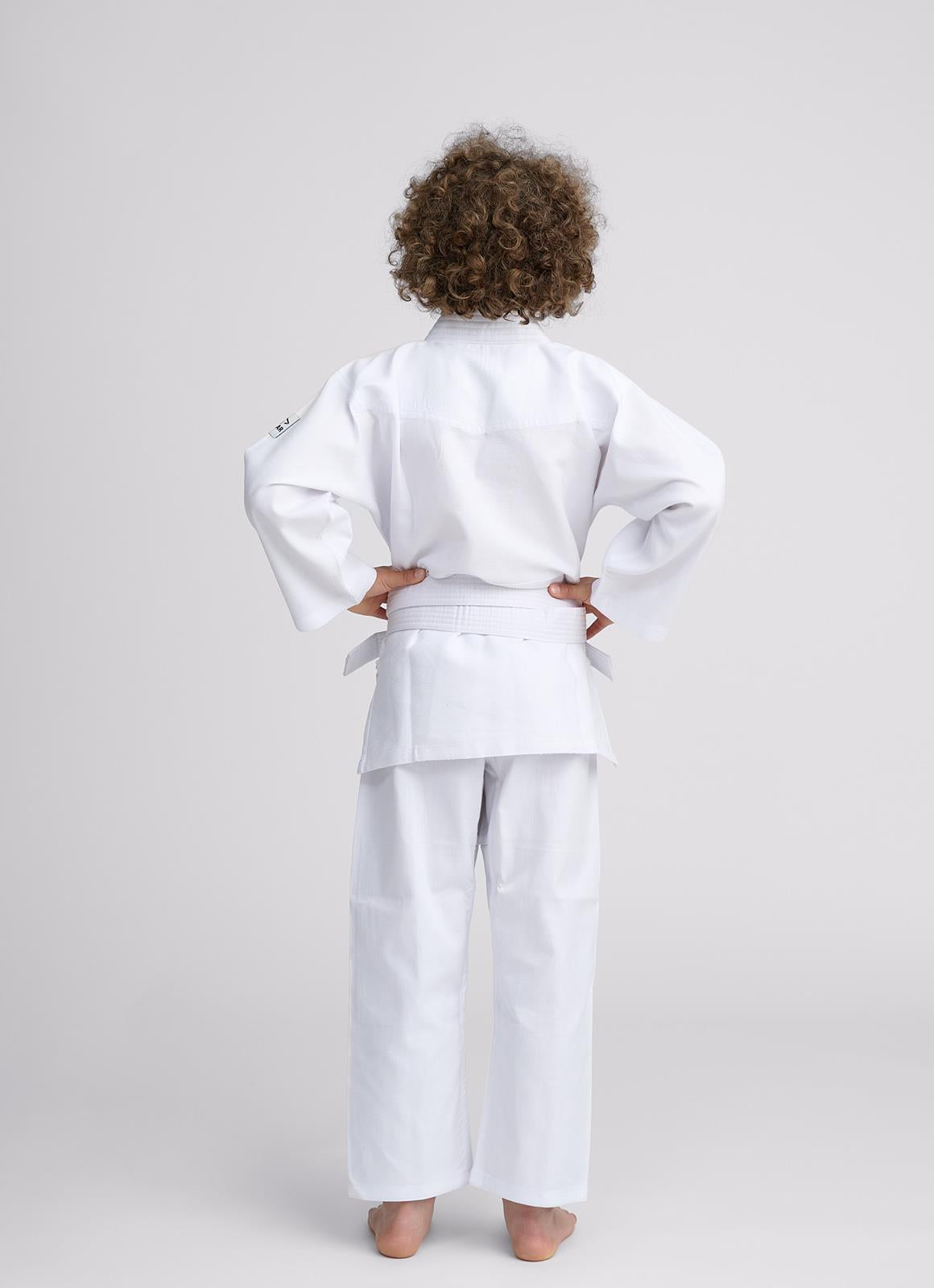Judoanzug Ju Jutsu Ippon Gear ® Beginner 2 100-160 weiß / blau