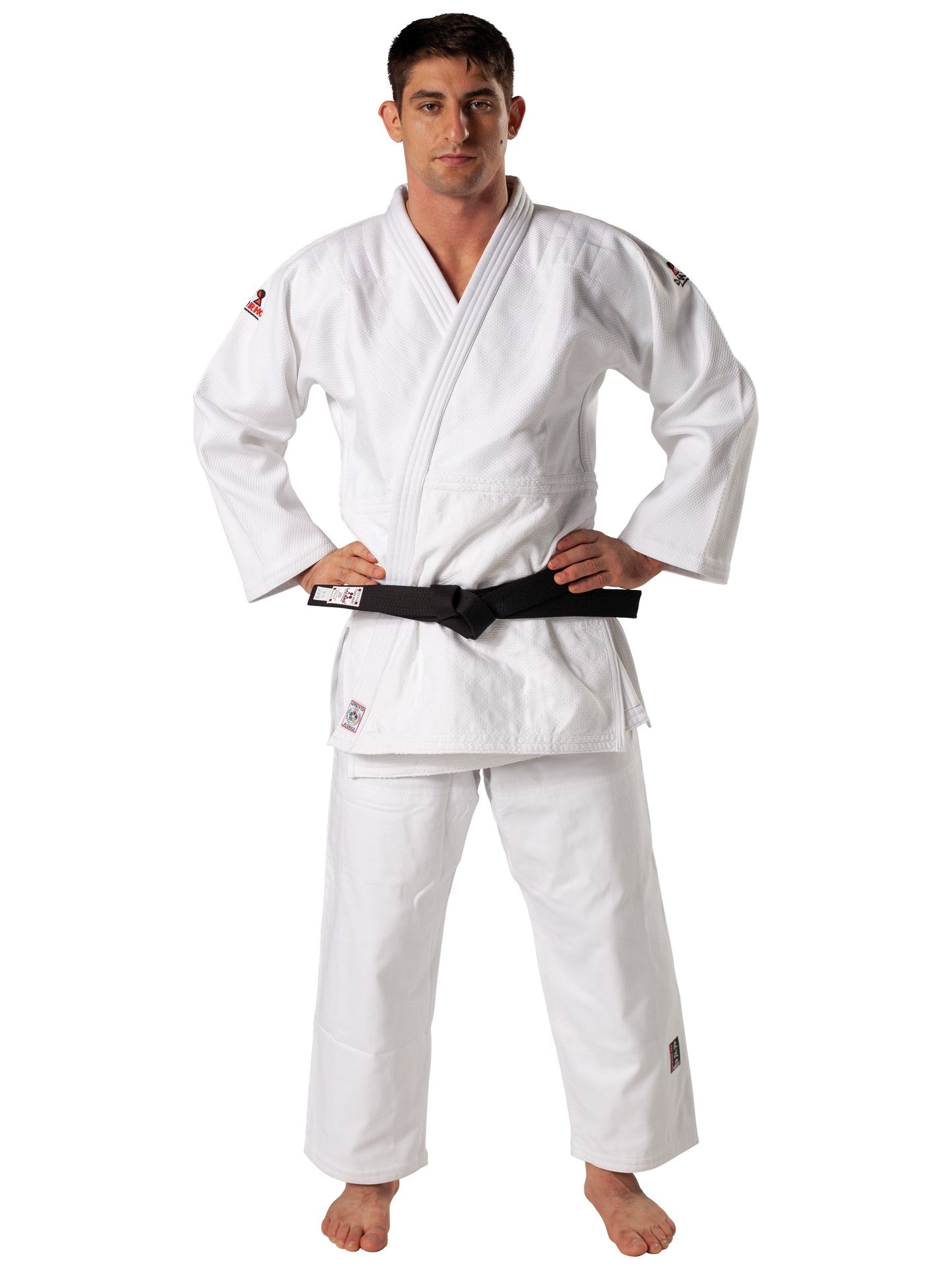 Judoanzug DanRho® Ultimate 750 IJF, Wettkampfanzug 150-190 S/M weiß/blau