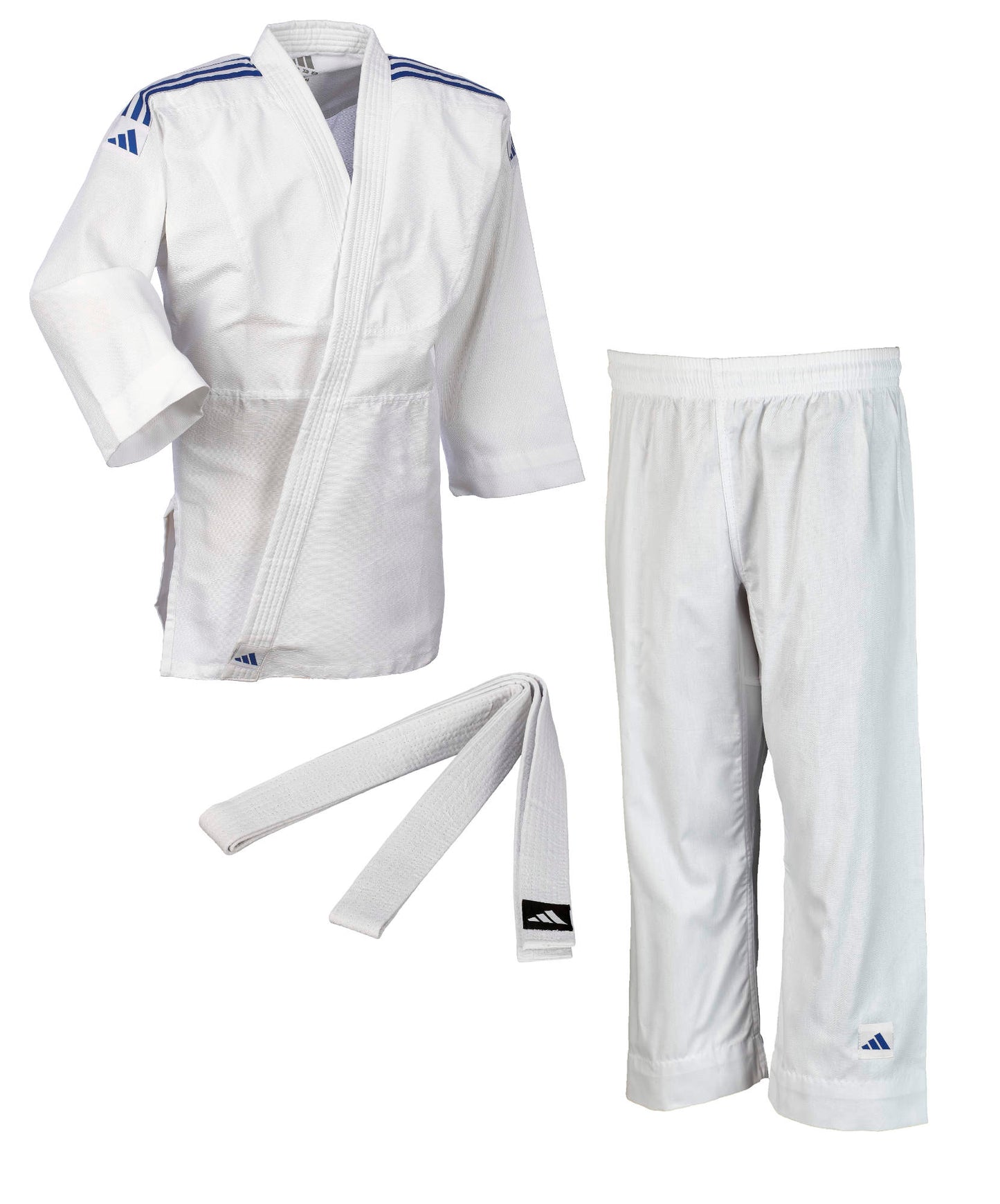 adidas® Original Judoanzug Evolution 2 in 1 J250 Doppelgröße 90-180 mit Gürtel