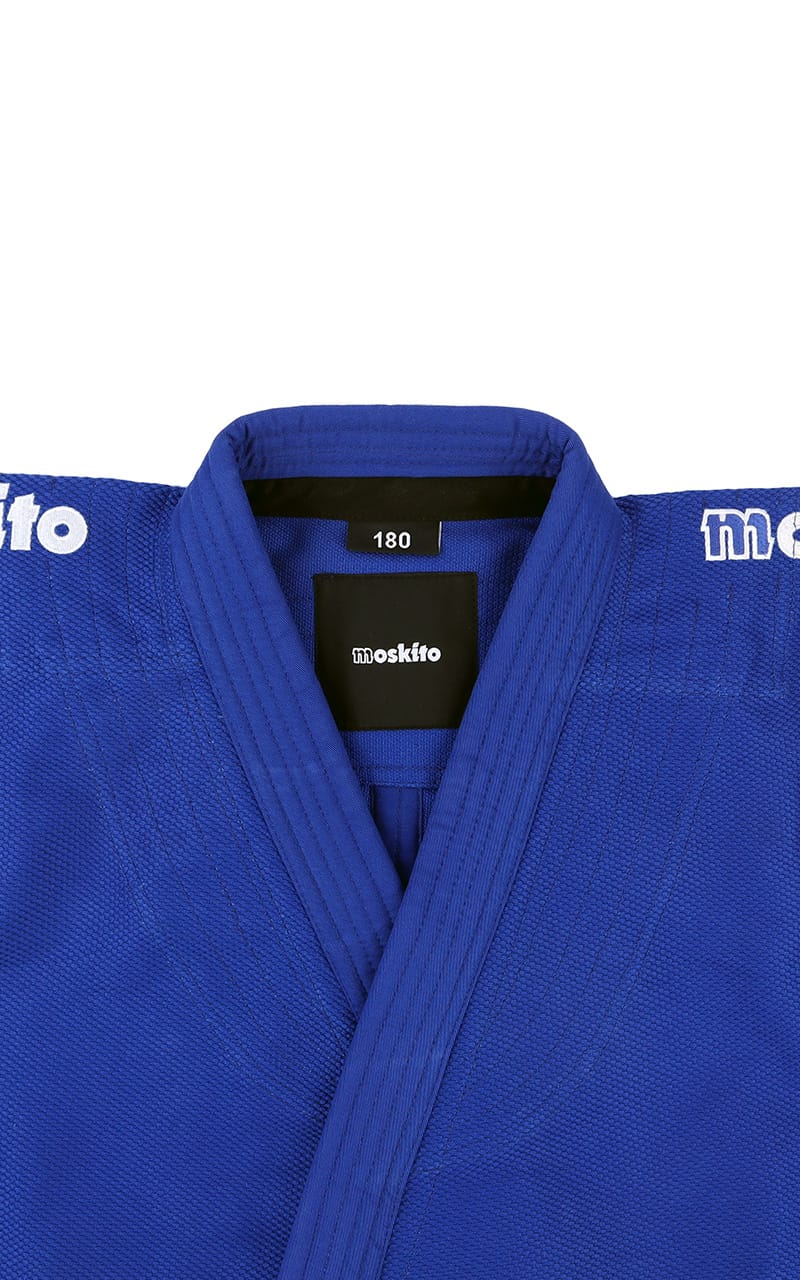 Judojacke Moskito Dax ® 650 g/m², 130-200, regular/slim, weiß/blau