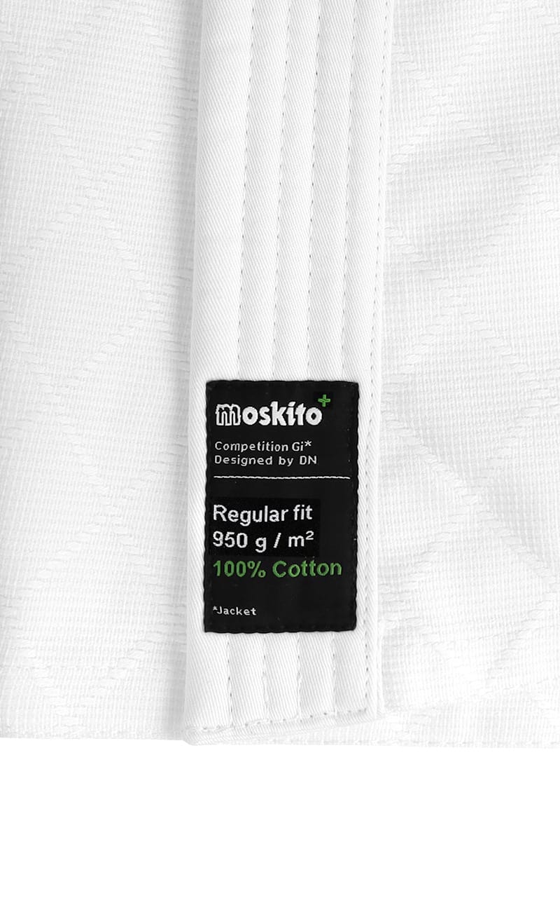 Judojacke Moskito Plus Dax ® 950 g/m², 140-200, weiß/blau