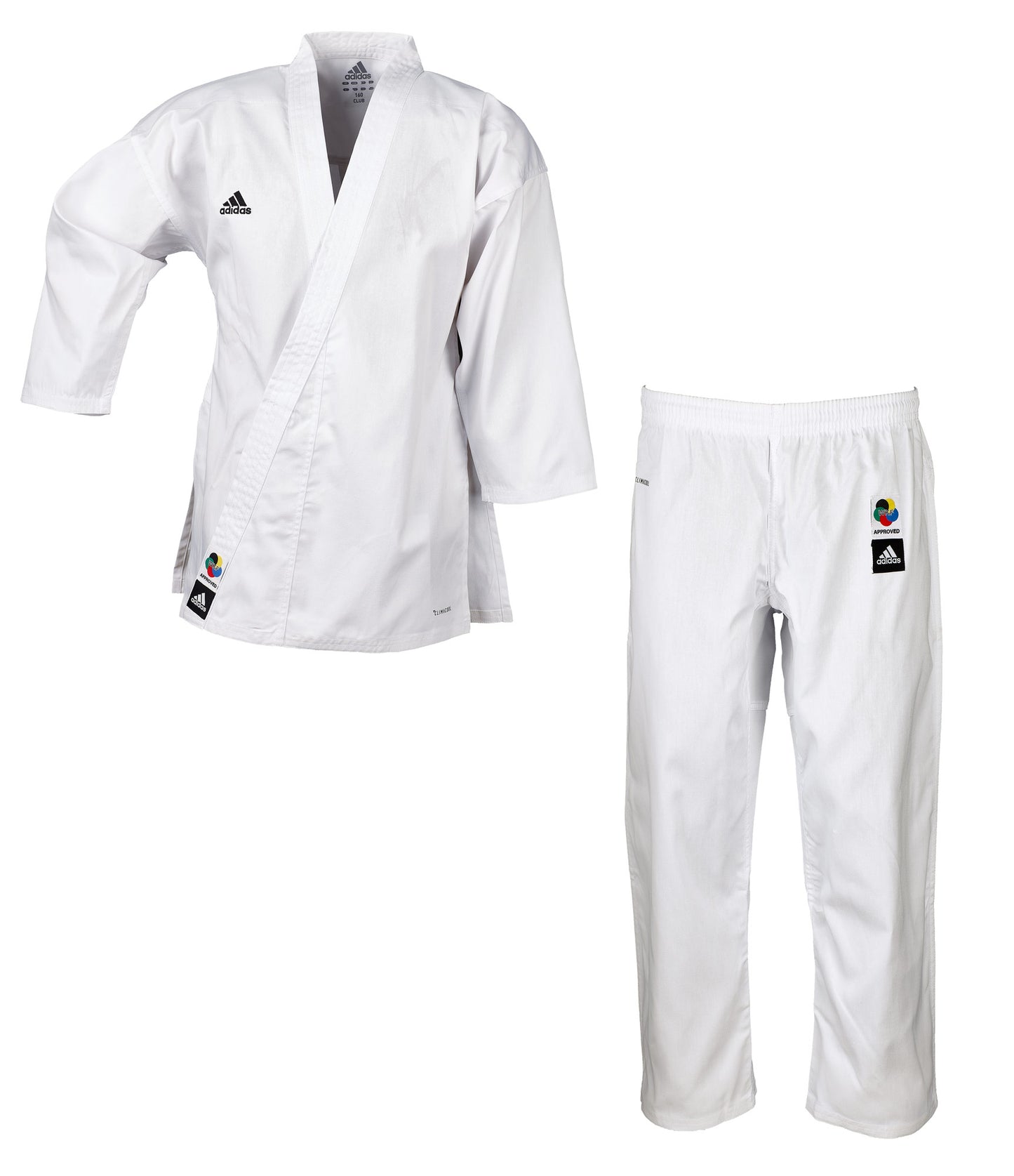 Karateanzug adidas® Club K220C Perfekter Trainingsanzug weiß 130-200