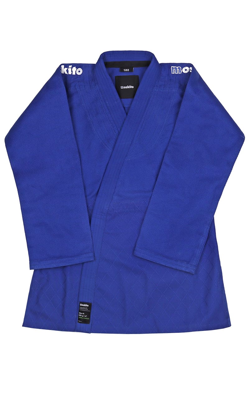 Judojacke Moskito Dax ® 650 g/m², 130-200, regular/slim, weiß/blau