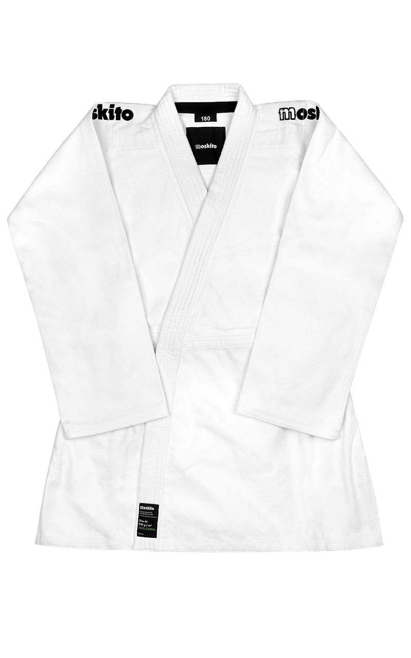 Judojacke Moskito Dax ® 650 g/m², 130-200, regular/slim, weiß/blau