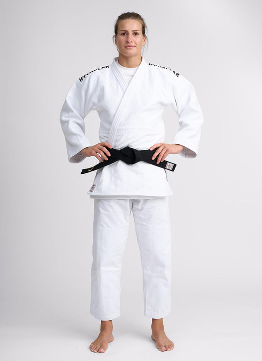 Judohose IJF Ippon Gear ® Legend 2 weiß/blau 145-205