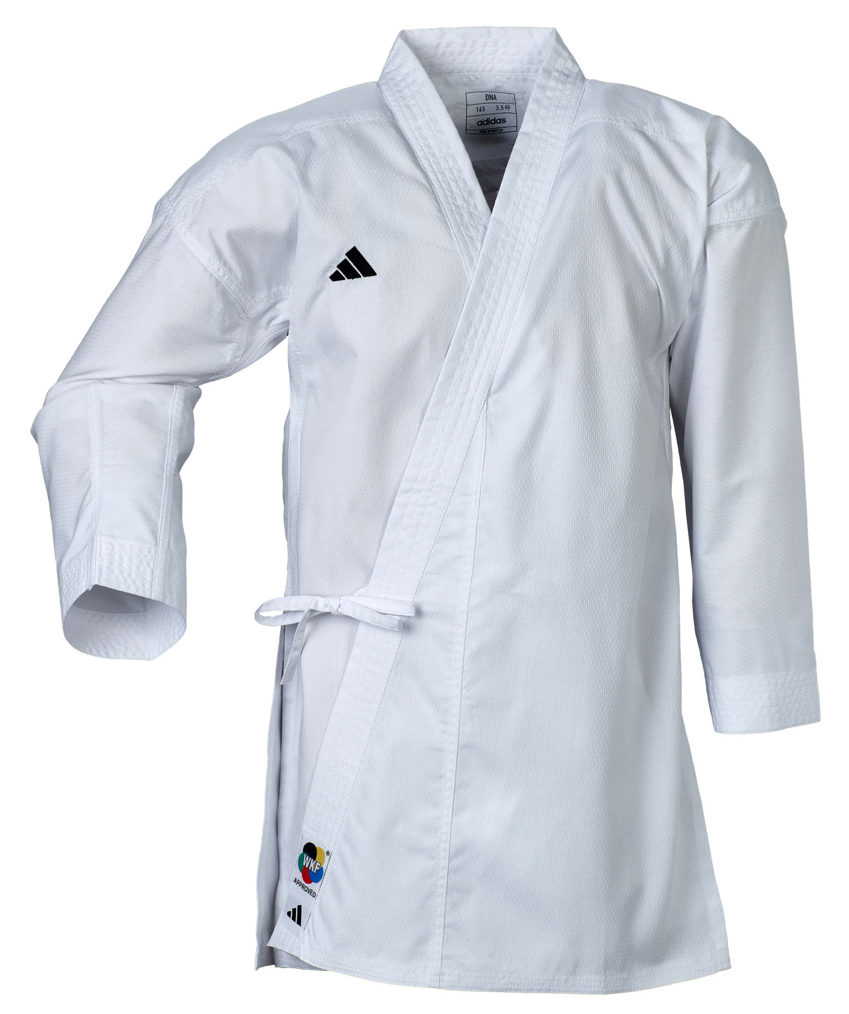 Karateanzug adidas® WKF  Kumite Fighter K220 DNA, weiß, 150-195