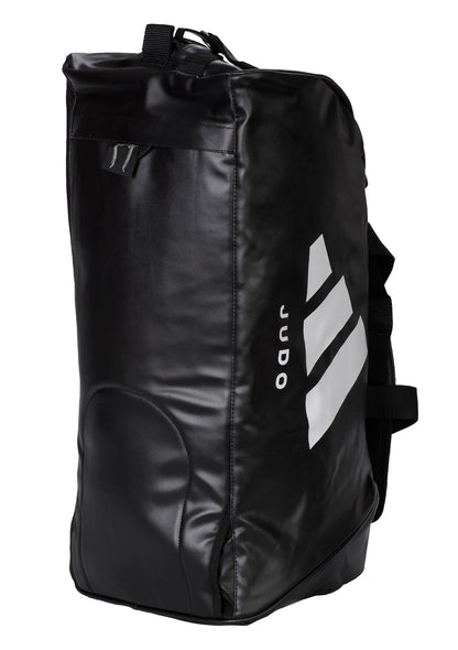 Kampforttasche mit Aufdruck, adidas® Sporttasche 2 in 1 Bag, M/L schwarz, Big Zipper