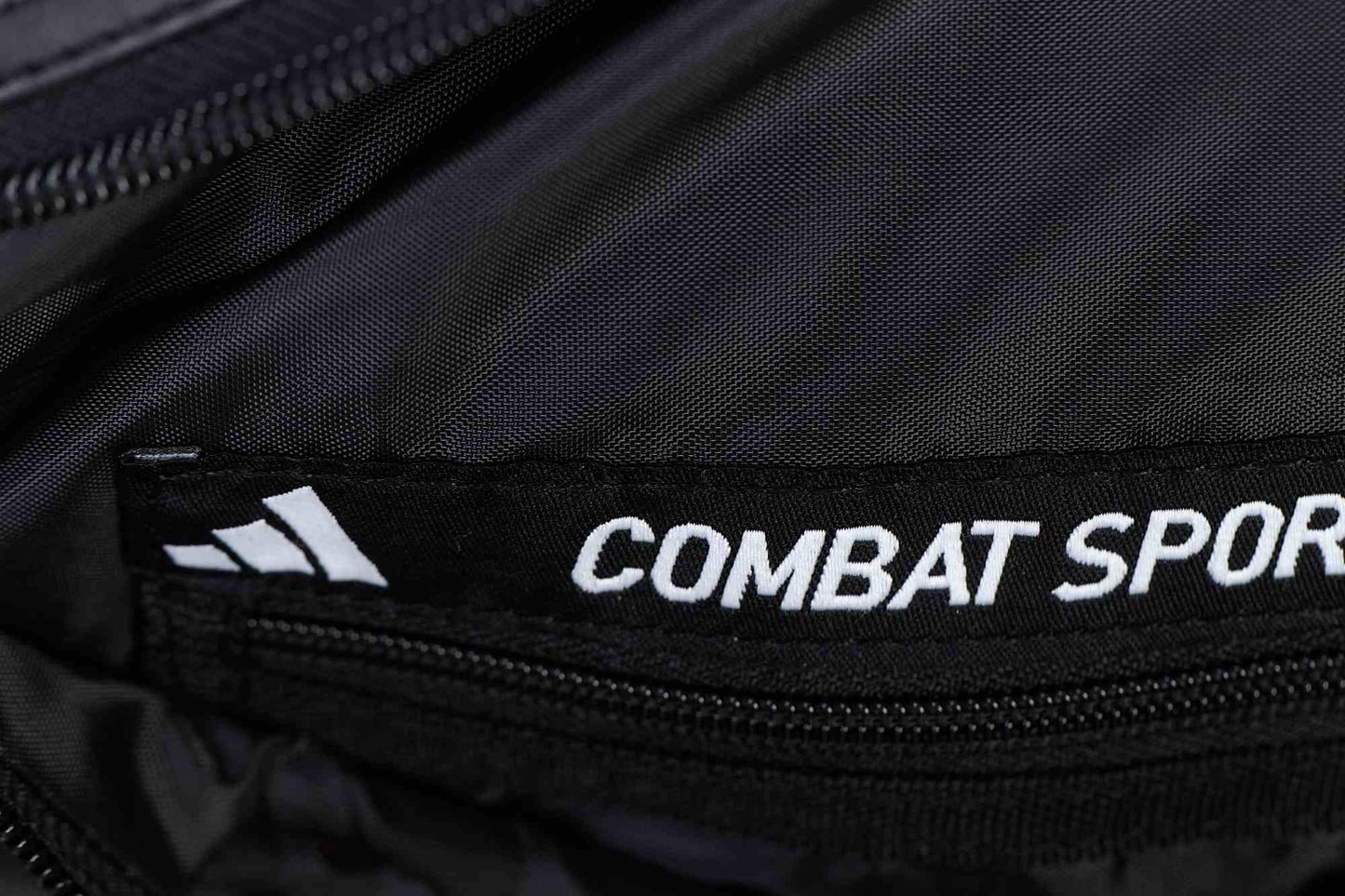 Kampforttasche mit Aufdruck, adidas® Sporttasche 2 in 1 Bag, M/L schwarz, Big Zipper