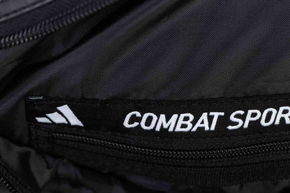Kampforttasche mit Aufdruck, adidas® Sporttasche 2 in 1 Bag, M/L schwarz, Big Zipper